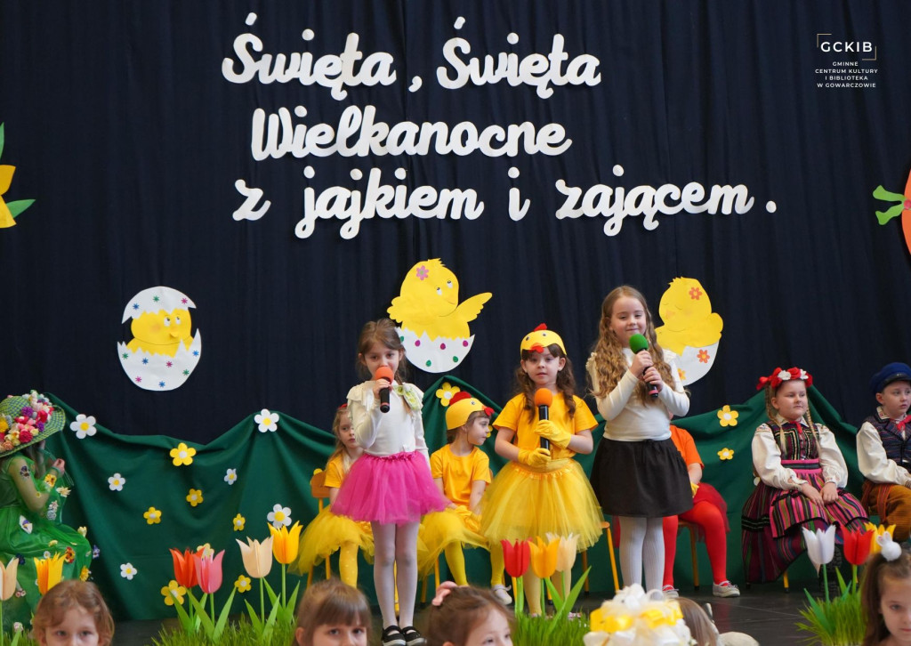 Wiosna zawitała w Gowarczowie. Wielkanocny występ