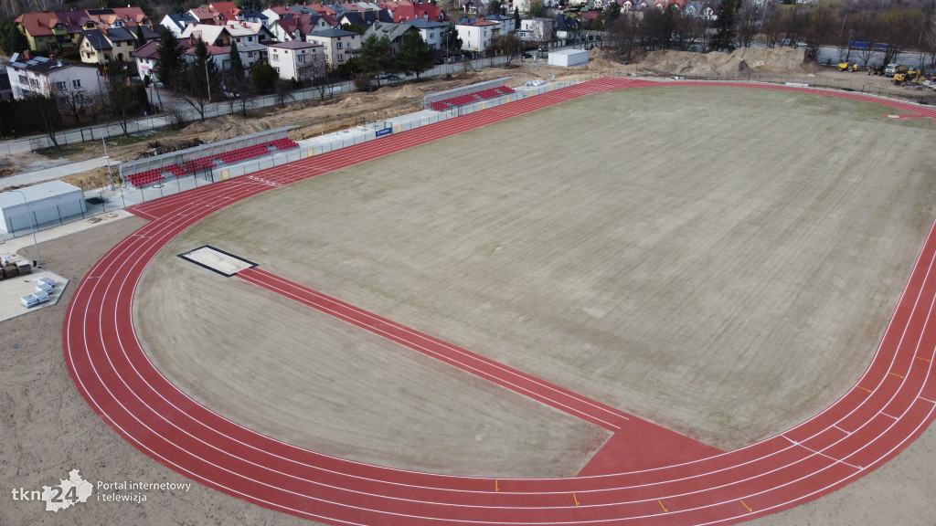 Stadion lekkoatletyczny w Końskich prawie gotowy