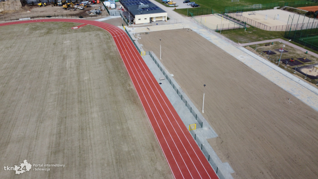 Stadion lekkoatletyczny w Końskich prawie gotowy