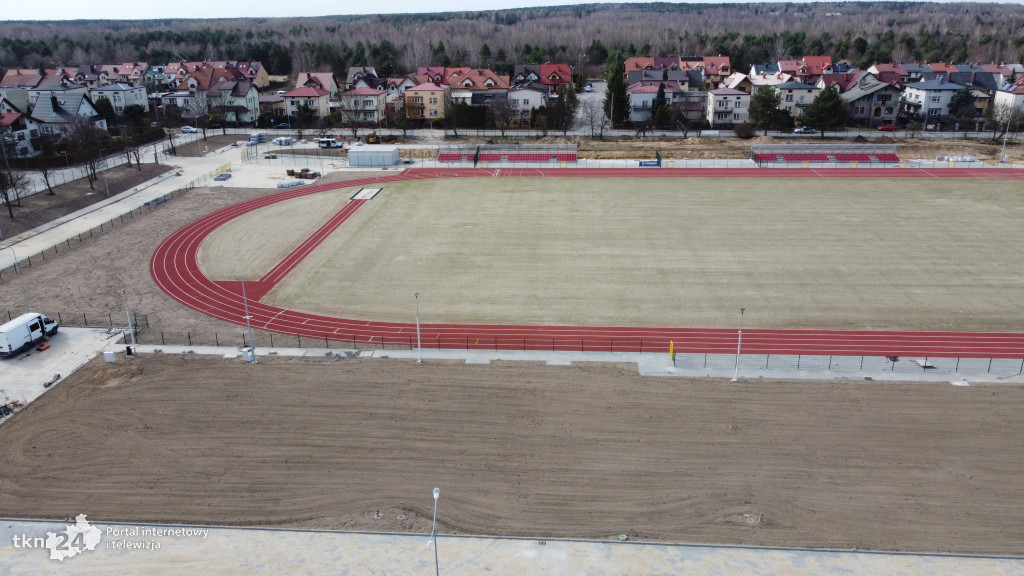 Stadion lekkoatletyczny w Końskich prawie gotowy