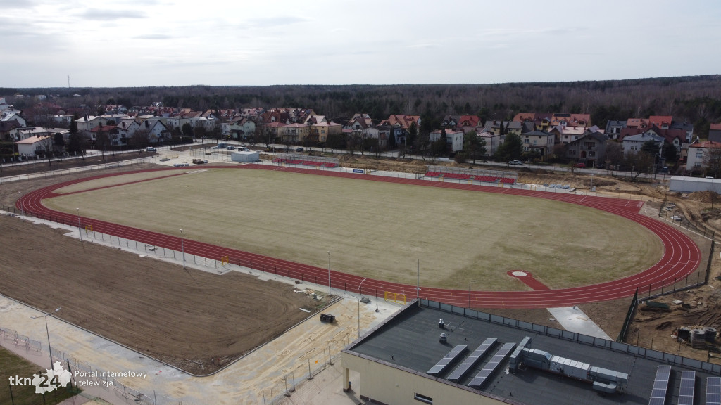 Stadion lekkoatletyczny w Końskich prawie gotowy
