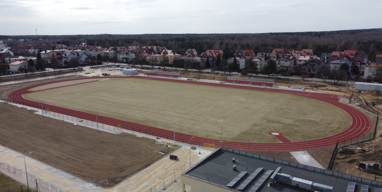 Stadion lekkoatletyczny w Końskich prawie gotowy
