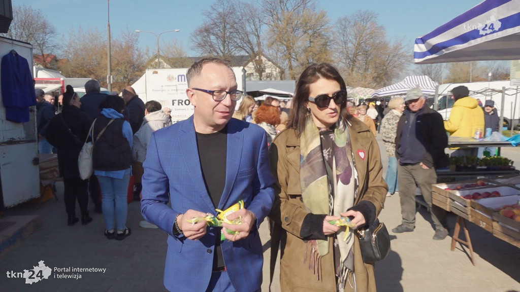 Poseł KO Artur Gierada w piątek odwiedził Końskie. Rozmawiał z mieszkańcami