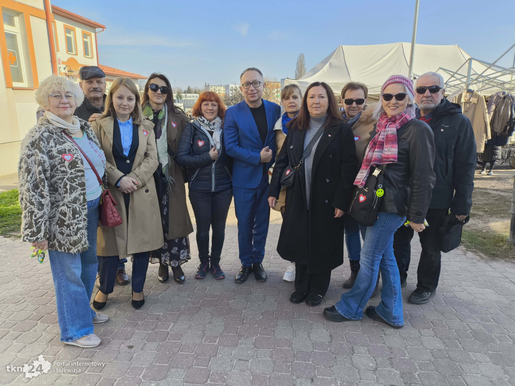 Poseł KO Artur Gierada w piątek odwiedził Końskie. Rozmawiał z mieszkańcami