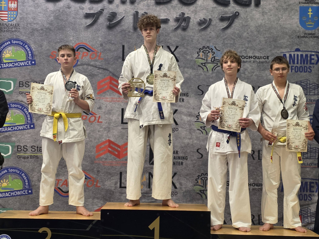 Nasi karatecy wrócili z medalami z Bushido CUP