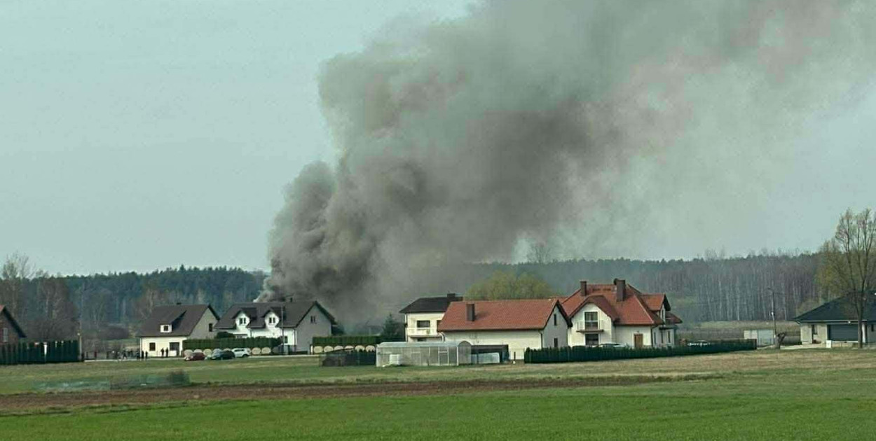 Kolejny pożar w gminie Słupia Konecka