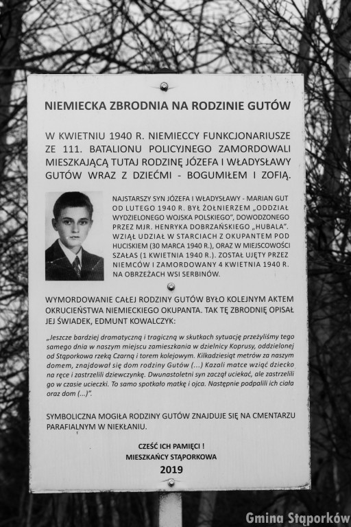W Stąporkowie upamiętniono rodzinę Gutów