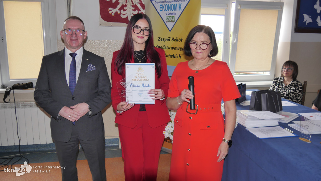 Pożegnanie absolwentów ZSP nr 3 w Końskich
