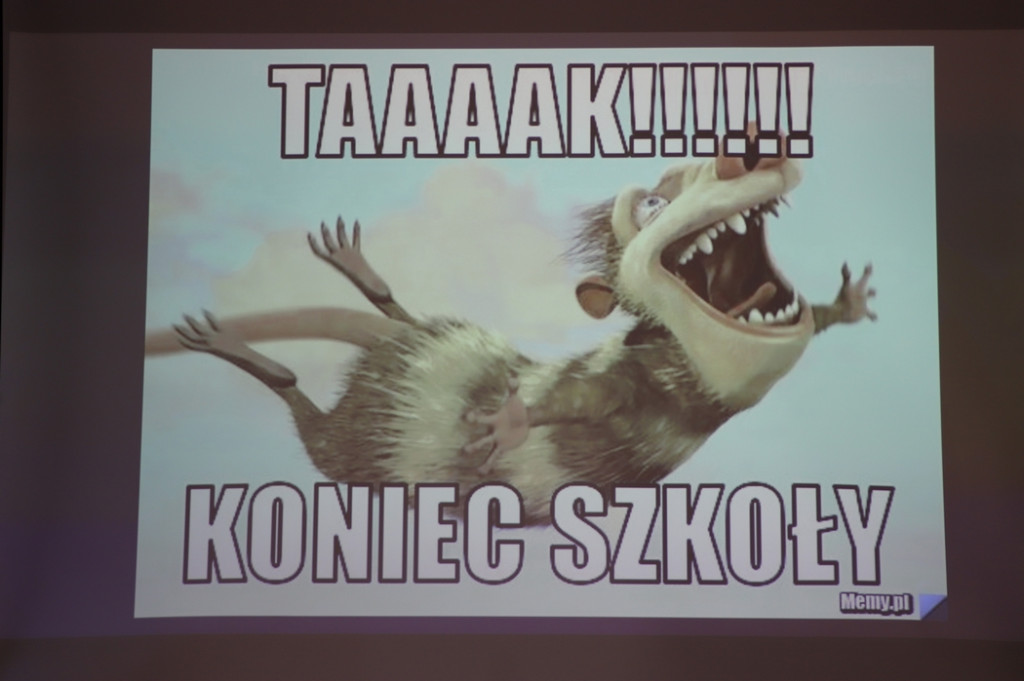 Pożegnanie klas piątych w koneckim Mechaniku