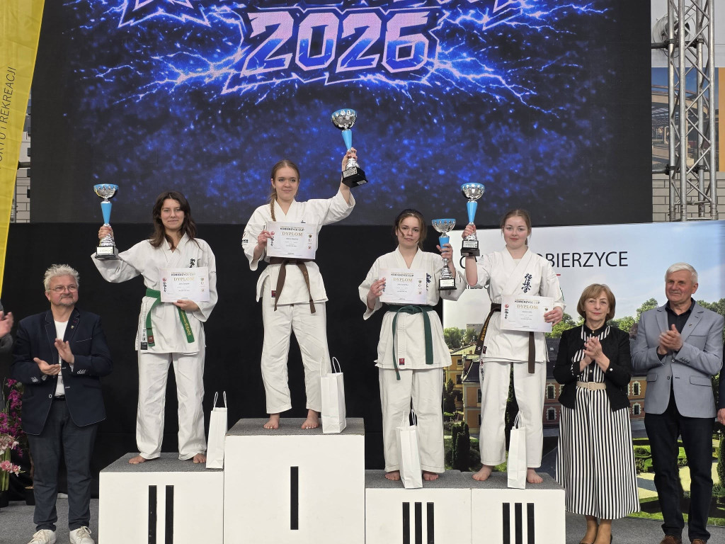 Konecki Klub Karate drugi drużynowo na Kobierzyce Cup 2026. Grad medali