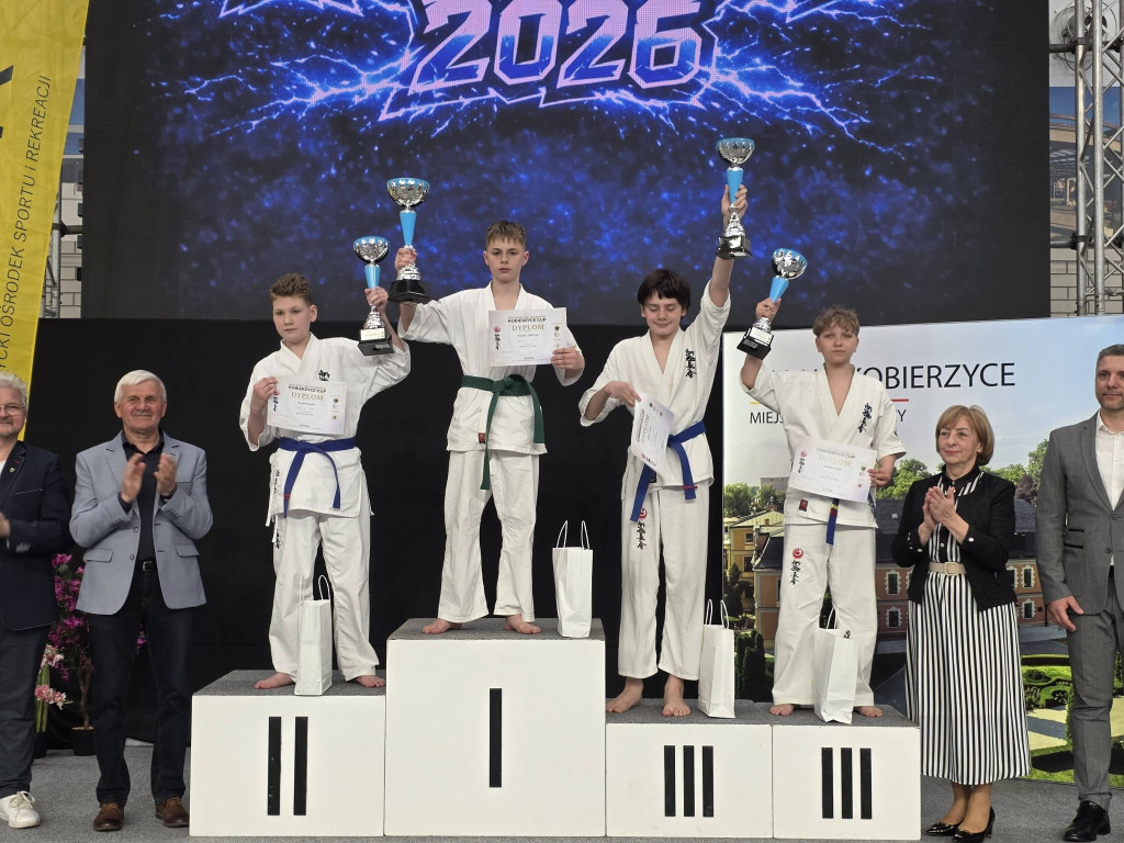 Konecki Klub Karate drugi drużynowo na Kobierzyce Cup 2026. Grad medali