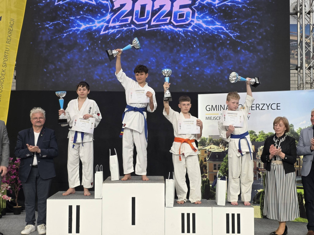 Konecki Klub Karate drugi drużynowo na Kobierzyce Cup 2026. Grad medali