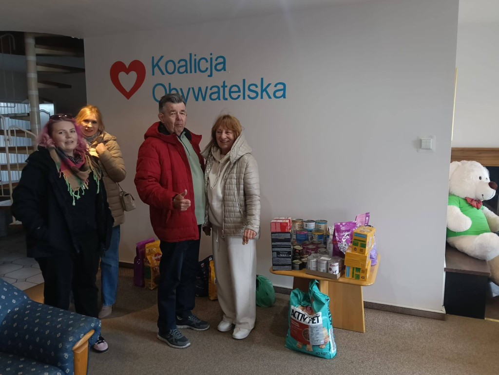 Zbiórka karmy w hołdzie Łukaszowi Litewce w Końskich