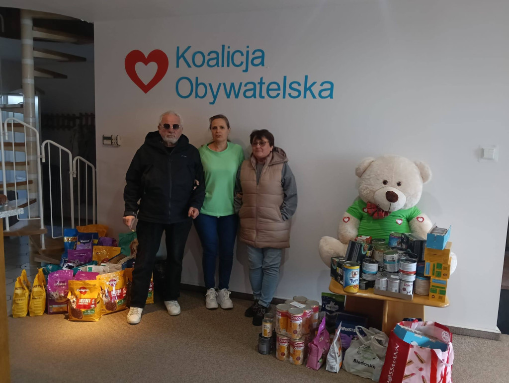 Zbiórka karmy w hołdzie Łukaszowi Litewce w Końskich