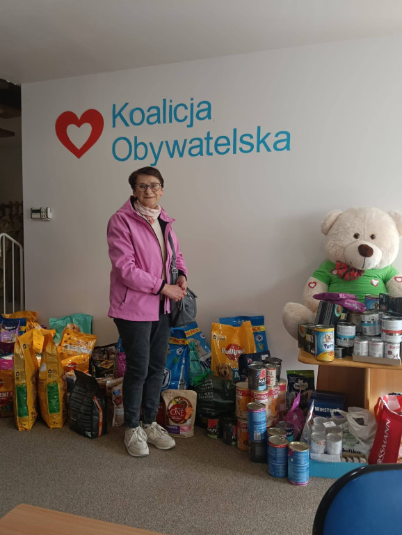 Zbiórka karmy w hołdzie Łukaszowi Litewce w Końskich