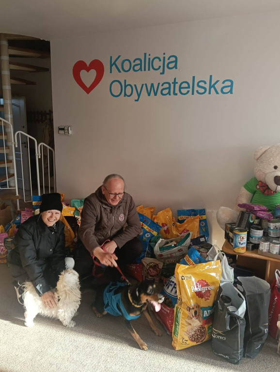 Zbiórka karmy w hołdzie Łukaszowi Litewce w Końskich