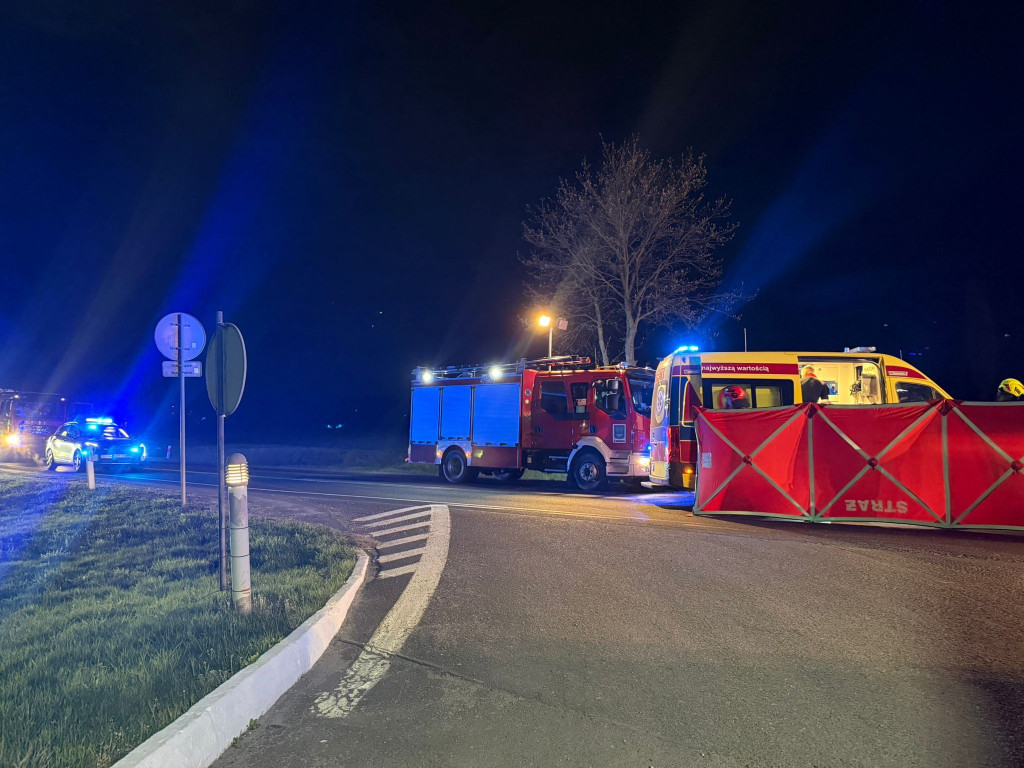 Śmiertelny wypadek w Trojanowicach, tuż za powiatem koneckim