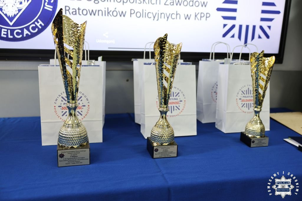 Sukces koneckich policjantów w Kielcach