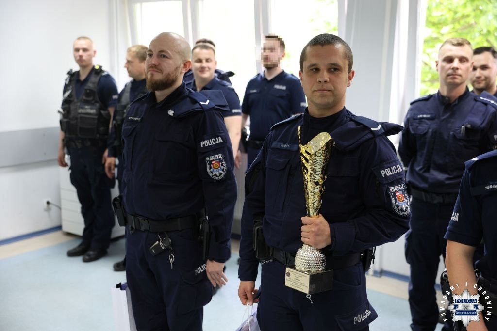 Sukces koneckich policjantów w Kielcach
