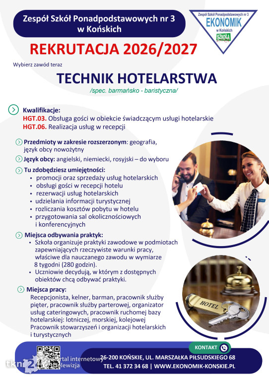 Konecki Ekonomik rekrutuje. W ofercie nowy profil!