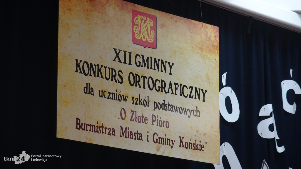 XII Konkurs Ortograficzny o Złote Pióro Burmistrza Końskich