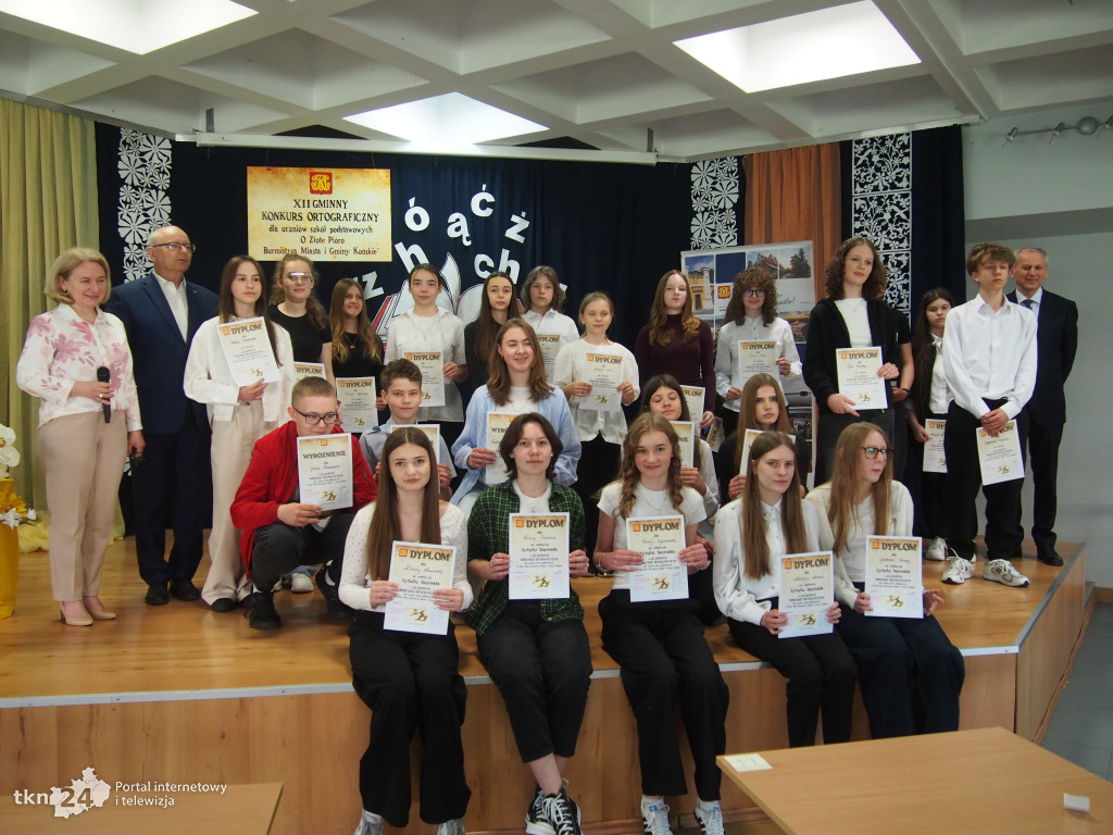 XII Konkurs Ortograficzny o Złote Pióro Burmistrza Końskich