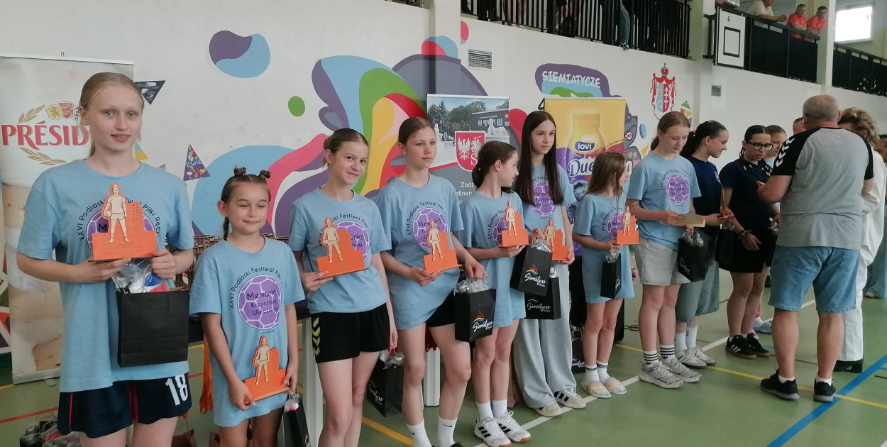 UKS Olimpia Końskie na Festiwalu Piłki Ręcznej w Siemiatyczach