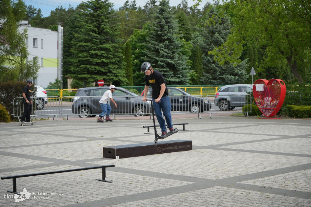 Skatepark w Stąporkowie. Świetna akcja sportowa