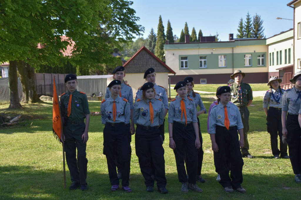 130 harcerzy na Rajdzie Tortowego Smoka w Końskich