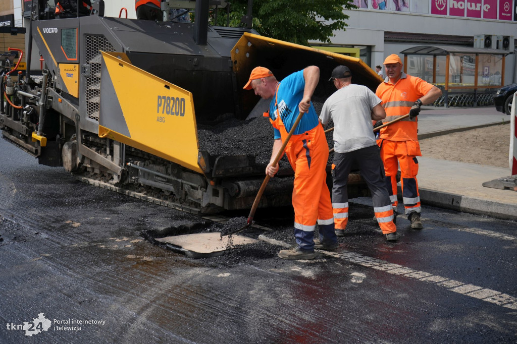 Ostatnie prace przy przebudowie ulic w Końskich
