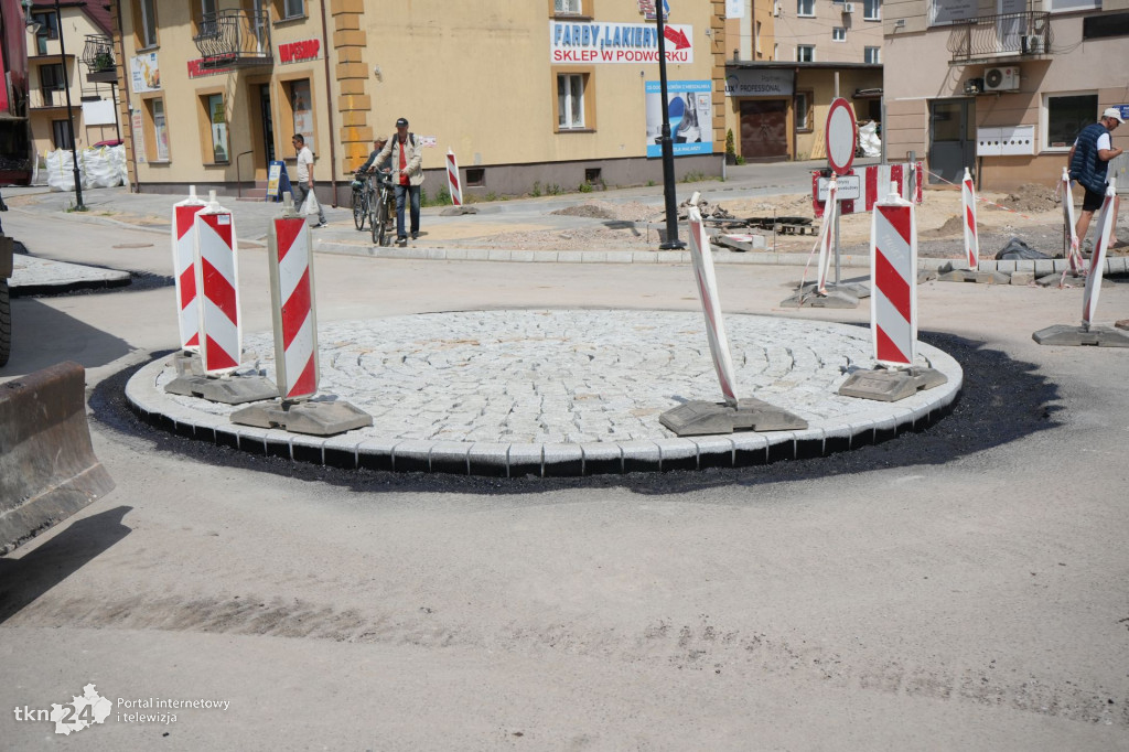 Ostatnie prace przy przebudowie ulic w Końskich