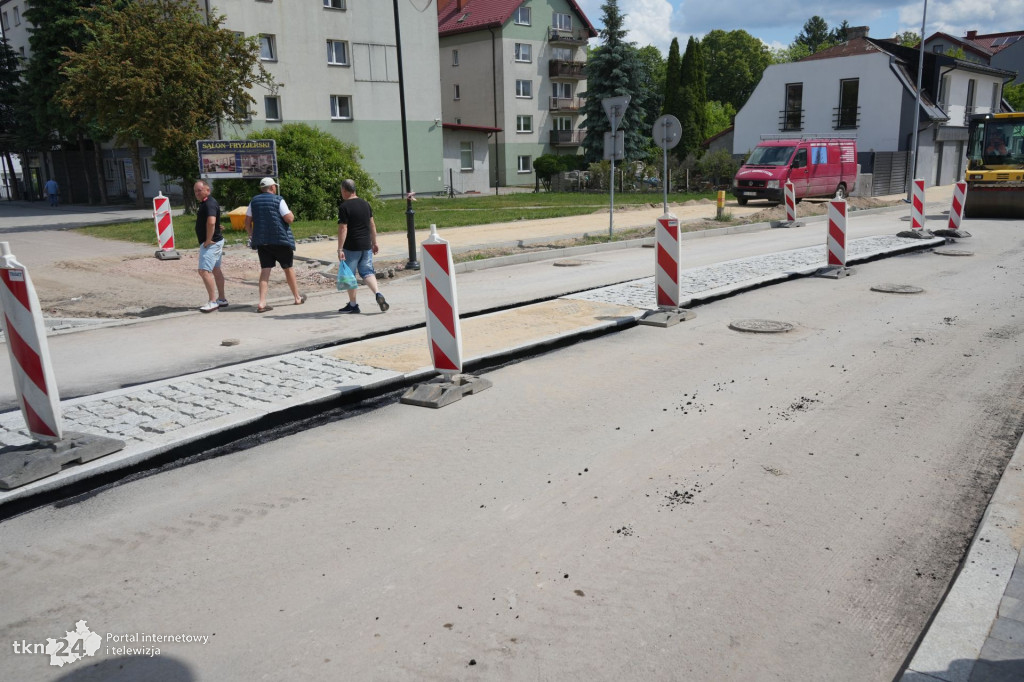 Ostatnie prace przy przebudowie ulic w Końskich