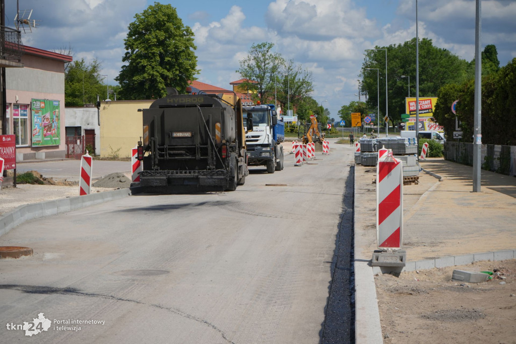 Ostatnie prace przy przebudowie ulic w Końskich