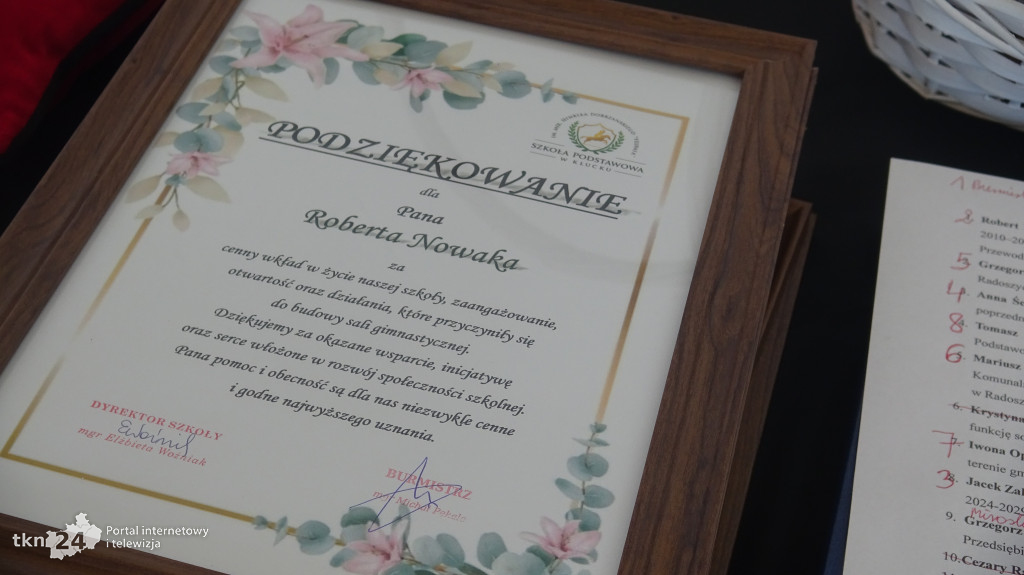 Otwarcie hali sportowej w Kłucku