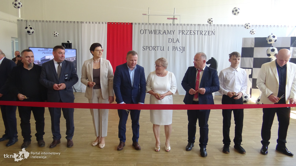 Otwarcie hali sportowej w Kłucku