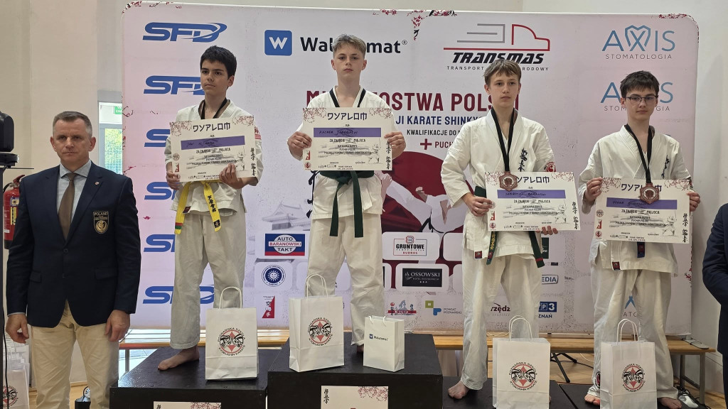 Karatecy z Końskich z medalami Mistrzostw Polski i kwalifikacjami do Mistrzostw Europy