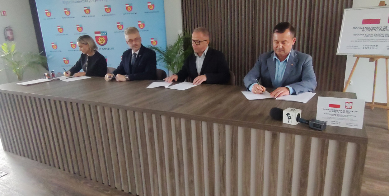 Powiat wybuduje drugiego w Końskich Orlika. Sportowy obiekt powstanie na ul. Staszica