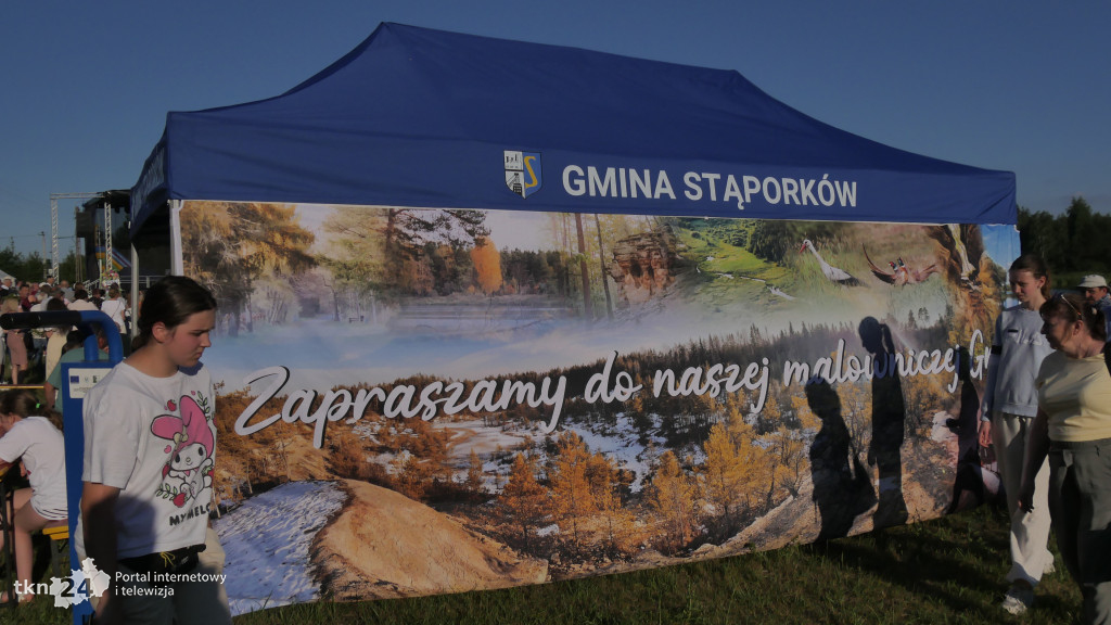 Magiczna noc nad zalewem Miła w Stąporkowie