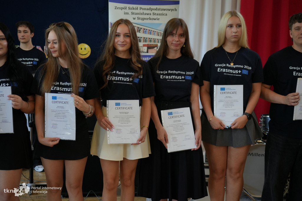 Zakończenie roku szkolnego w Stąporkowie i Europassy
