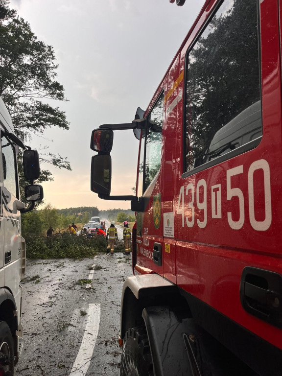 Burze wywołały zniszczenia na granicy powiatu koneckiego. Straty są duże