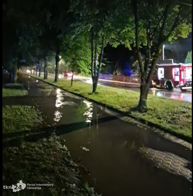 Burzowa noc w powiecie koneckim