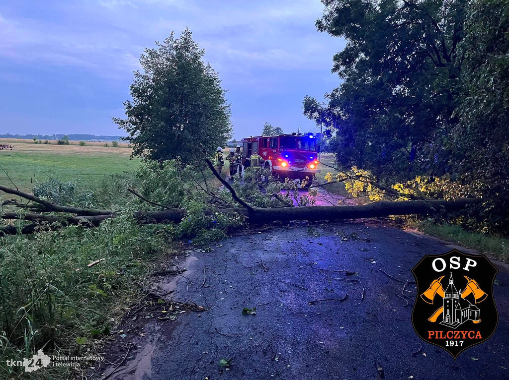 Burzowa noc w powiecie koneckim