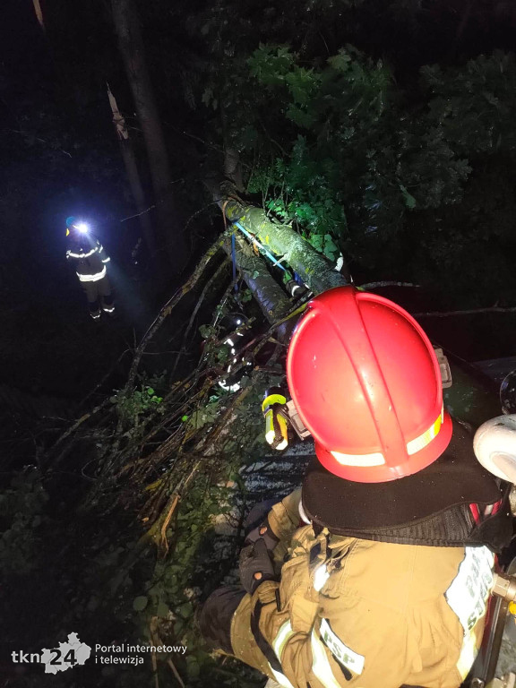 Burzowa noc w powiecie koneckim