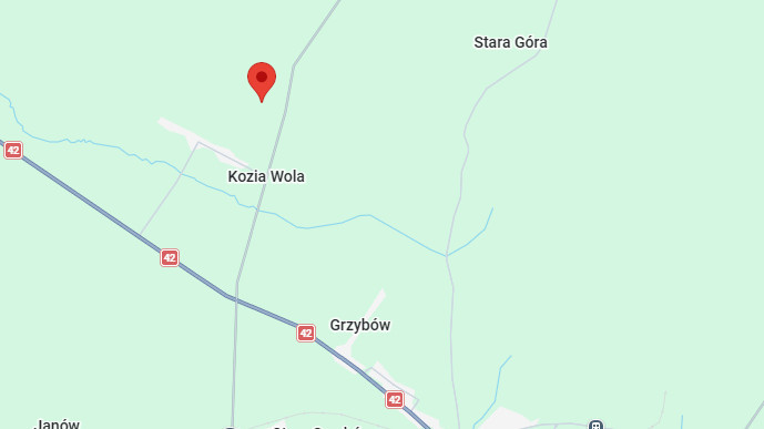 Powyżej mapa z miejscami wskazanymi przez jednego z naszych czytelników, który wskazywał na ślady bytowania tych zwierząt: