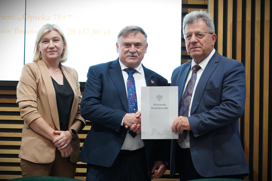 Gmina Słupia Konecka z dofinansowaniem, foto. ŚUW Kielce