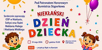 Dzień Dziecka z atrakcjami przy remizie w Niekłaniu
