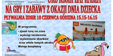 Zaproszenie na Dzień Dziecka na basenie w Końskich!