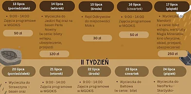 Trwają zapisy na Wakacje Odkrywców w Stąporkowie