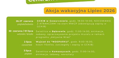 Wakacyjna akcja Gminnego Centrum Kultury i Biblioteki w Gowarczowie trwa