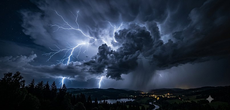 Burzowa noc w powiecie koneckim. Musiała interweniować straż